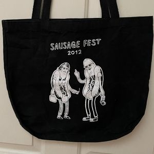 Sausage Fest 2012 Merch Permanent Records Sausage Kings of Chicago Tote